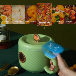 Mini Multicooker: Rice, Soup, Hot Pot & More! Lunch Box Included
